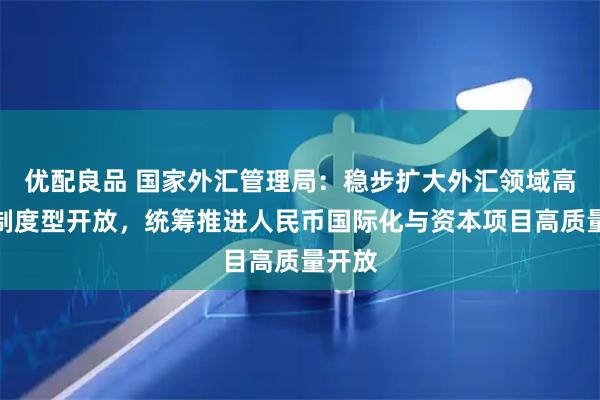 优配良品 国家外汇管理局：稳步扩大外汇领域高水平制度型开放，统筹推进人民币国际化与资本项目高质量开放